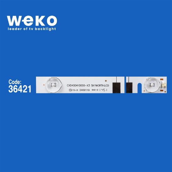 WKSET-6068 36421X4 CXD400410000-X3 SKYWORT.LCD  4 ADET LED BAR resmi