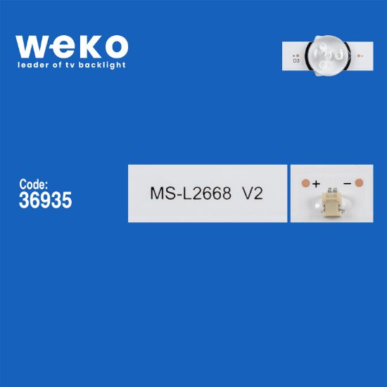 WKSET-6231 36935X2 MS-L2151 / MS-L2668 V2 / JL.D24041330-0 06AS-M  2 ADET LED BAR resmi