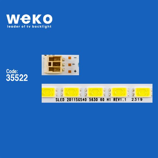 WKSET-6234 35522X2 40INCH-L1S-60 - G1GE-400SM0-R6   2 ADET LED BAR (60LED) resmi