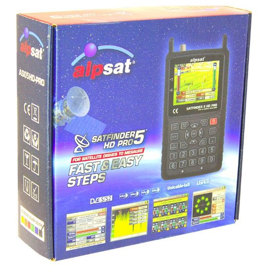 ALPSAT SATFINDER AS05-HD PRO GÖRÜNTÜLÜ UYDU BULUCU / AHD*TVI*CVI TEST CİHAZI resmi