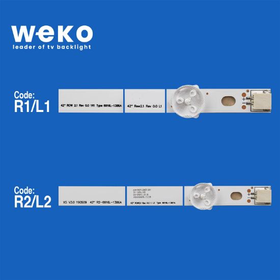 WKSET-6364 35756X3 35757X3 35758X2 35759X2 42 ROW2.1 REV 0.6 1 82,5 CM BİRLEŞTİRİLMİŞ LED KODU 5 ADET LED BAR resmi