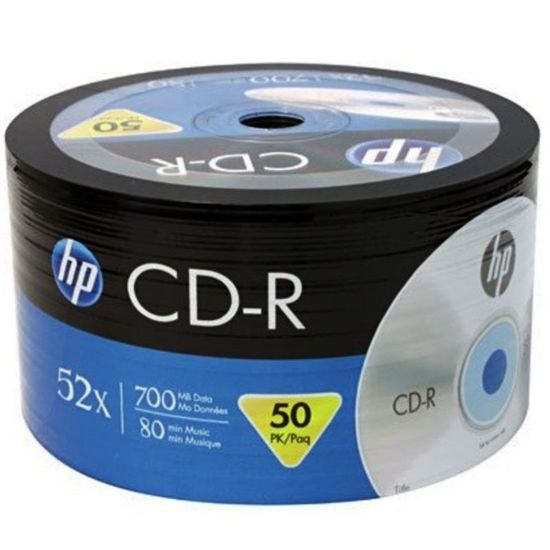HP CRE00070-3 CD-R 700 MB 52X 50Lİ PAKET FİYAT resmi