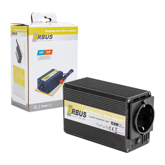 ORBUS MS-150W 12 VOLT - 150 WATT MODIFIED SINUS INVERTER resmi