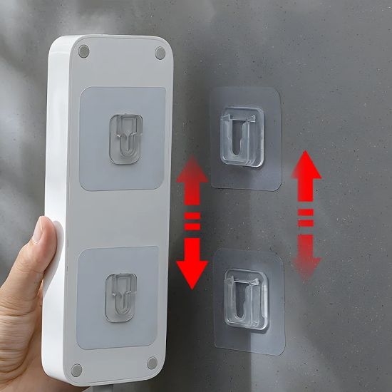 SUNUP SN-14863 AYARLANABİLİR ÇİFT TARAFLI KENDİNDEN YAPIŞKANLI ASKI APARATI (10LU PAKET) resmi