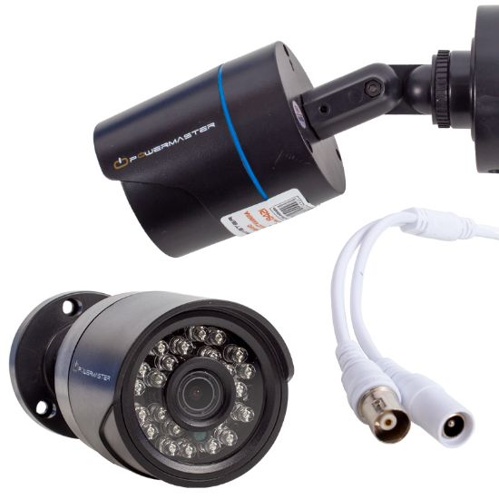 POWERMASTER PM-19421 2MP 2.8 MM 24 IR LED AHD SİYAH PLASTİK KASA BULLET KAMERA resmi