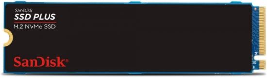 500GB SANDISK PLUS SDSSDA3N-500G-G26 2400/1500MB/s M.2 NVMe GEN3 SSD resmi