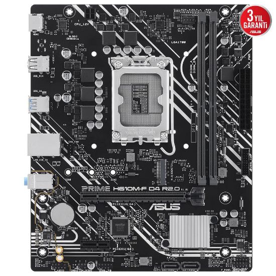 ASUS PRIME H610M-F D4 R2.0 DDR4 3200MHZ MATX resmi
