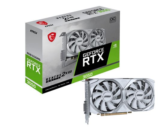 MSI GEFORCE RTX 3050 VENTUS 2X XS WHITE 8G OC GD6 resmi