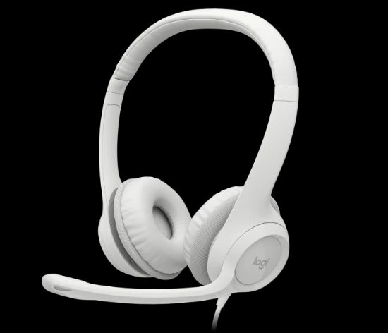 LOGITECH H390 MIKROFONLU BEYAZ KULAKLIK  981-00128 resmi