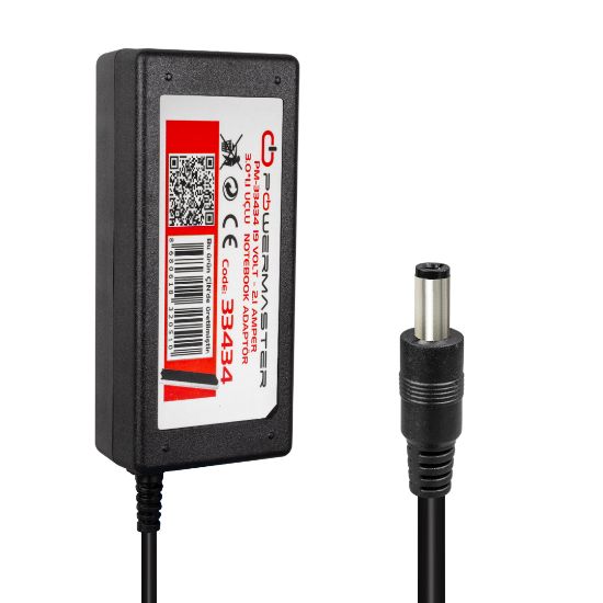 POWERMASTER * SL-NBA425 19 VOLT - 2.1 AMPER 3.0*1.1 UÇLU SAMSUNG NOTEBOOK ADAPTÖR resmi