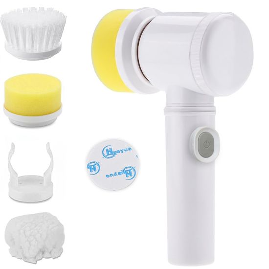 SUNUP ÇOK FONKSİYONLU BANYO MUTFAK LAVABO ŞARJLI TEMİZLİK FIRÇASI resmi