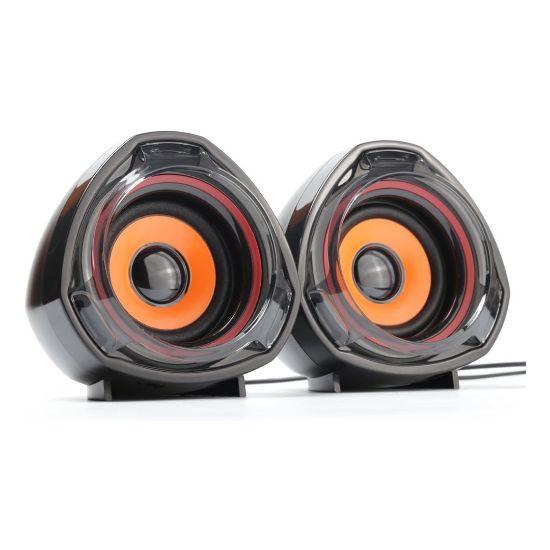 MAGICVOICE A7 1+1 USB MİNİ OVAL HOPARLÖR TAK KULLAN (5W+5W*4 OHM) resmi