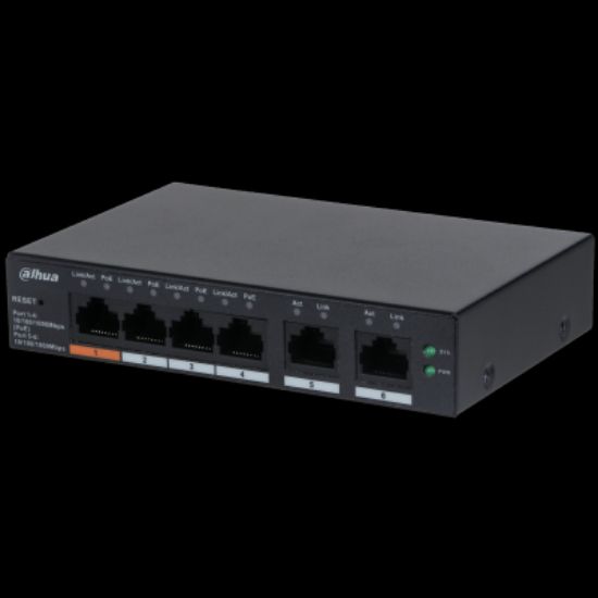 DAHUA CS4006-4GT-60 4 PORT 4XGE-2XGE YÖNETİLEBİLİR 60W POE SWİTCH resmi