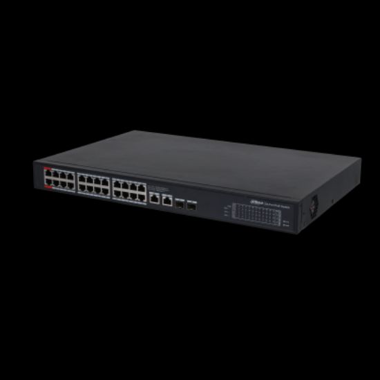 DAHUA PFS3228-24GT-360 24 PORT 24XGE-2XGE-2XGE/SFP 360W POE SWİTCH resmi