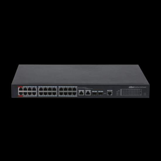 DAHUA PFS4226-24ET-360-V3 24 PORT 24XFE-2GE-2XSFP 360 W YÖNETİLEBİLİR POE SWİTCH resmi