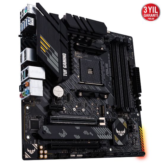ASUS TUF GAMING B550M-PLUS WI-FI II 4600Mhz(OC) HDMI DP mATX AM4 resmi