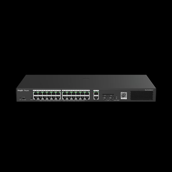 RUİJİE-REYEE RG-ES228GS-P 28 PORT 24XGE-2XGE/SFP 370W POE SWİTCH resmi