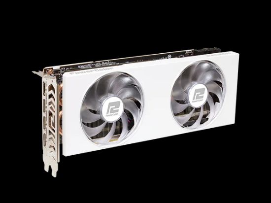 POWERCOLOR RX7700XT 12G-P/WHITE GDDR6 192BIT resmi