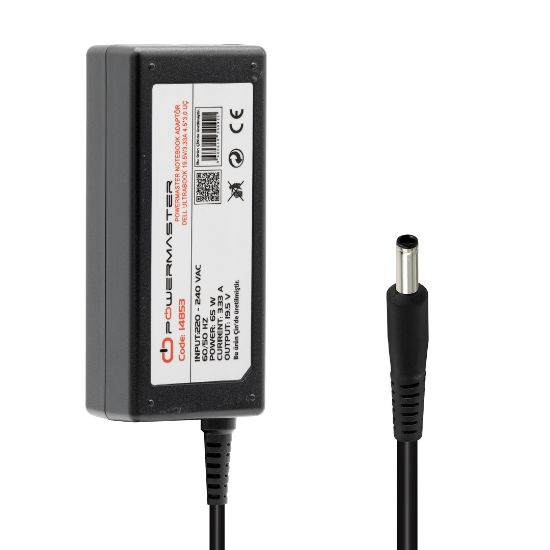 POWERMASTER PM-14853 19.5 VOLT - 3.33 AMPER 4.5*3.0 MM UÇLU ADAPTÖR (DELL ULTRABOOK NOTEBOOK) resmi