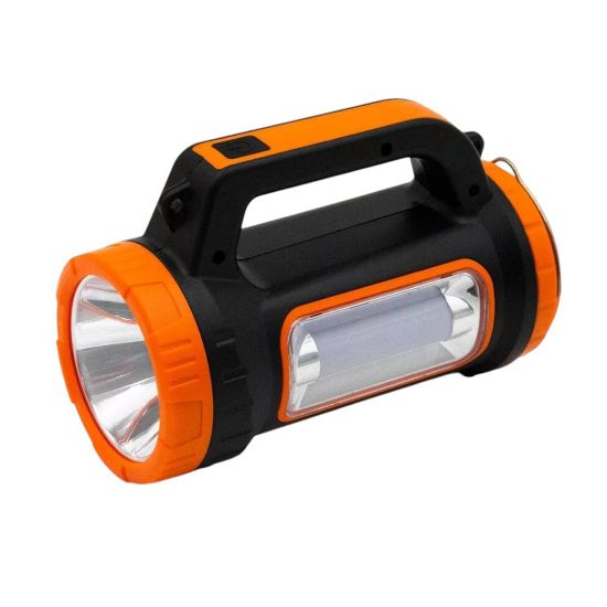 POWERMASTER MH-818A ÇOK FONKSİYONLU ŞARJLI IŞILDAK EL FENERİ 3W+15W resmi