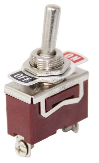 TOGGLE SWİTCH 2P ON-OFF Ø12MM KN3C-101 (IC-152-2) resmi