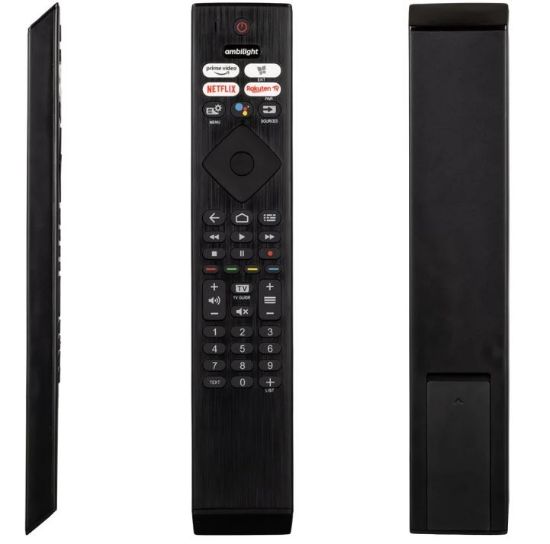 WEKO KL SES KOMUTSUZ PHILIPS PH-V4 NETFLIX-RAKUTEN TV-PRIME VIDEO TUŞLU LCD LED TV KUMANDA resmi