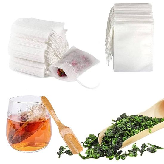 SUNUP SN-25934 14X16CM SICAK ÇAY POŞETİ FİLTRE SÜZGECİ ODUN HAMURUNDAN YAPILMIŞ (100LÜ PAKET) resmi