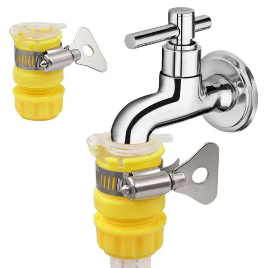 SUNUP SN-25977 SARI KELEPÇELİ MUSLUK ADAPTÖRÜ resmi