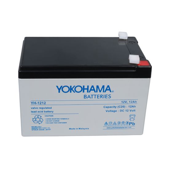 YOKOHAMA YH-1212 12 VOLT - 12 AMPER KURU AKÜ (151 X 98 X 95 MM) resmi