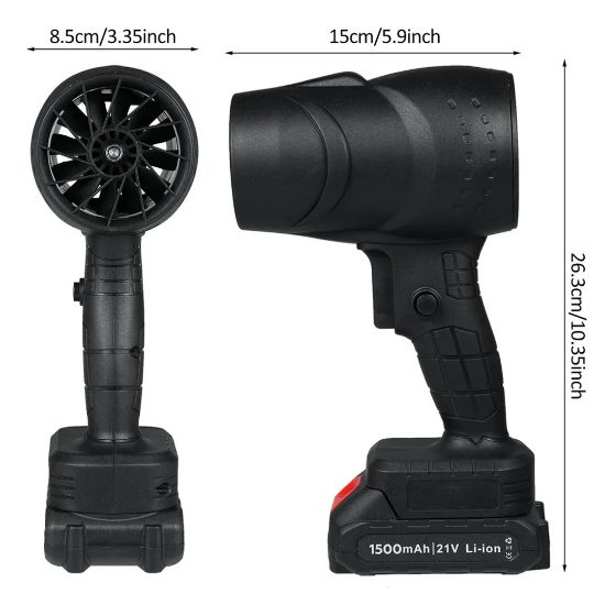 POWERMASTER PM-26235 48V 4000MAH MİNİ JET TURBO HAVA ÜFLEYİCİ FAN resmi