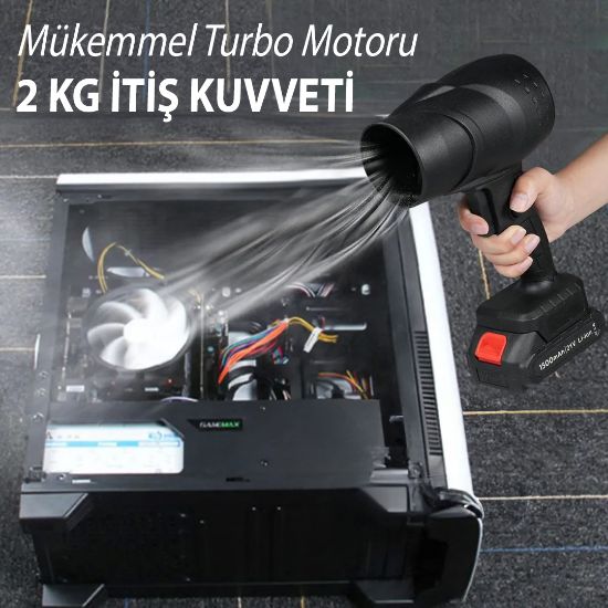 POWERMASTER PM-26235 48V 4000MAH MİNİ JET TURBO HAVA ÜFLEYİCİ FAN resmi