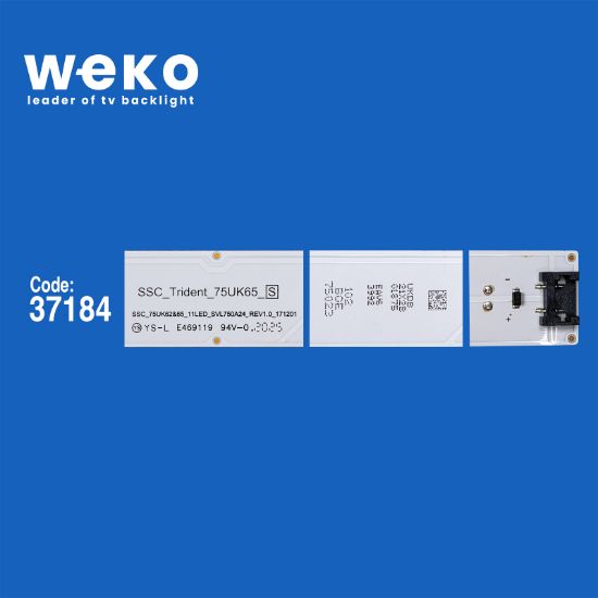WKSET-6455 37184X5 SSC_TRIDENT_75UK65_11LED_SVL750A25  5 ADET LED BAR resmi