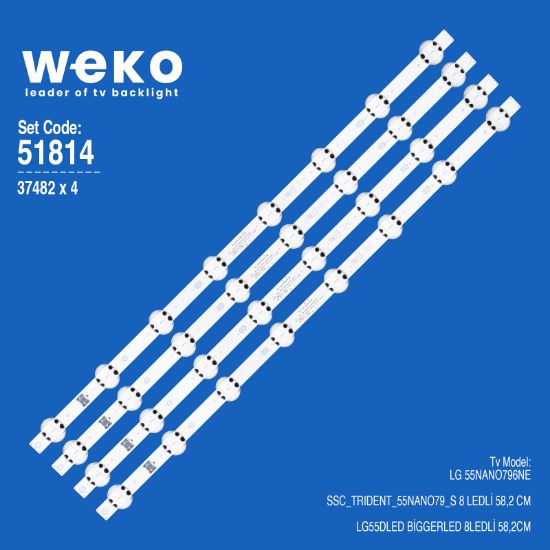 WKSET-6814 37482X4 SSC_TRIDENT_55NANO79_S 4 ADET LED BAR resmi