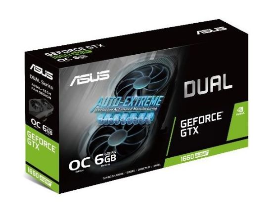 ASUS DUAL-GTX1660S-O6G-EVO 6GB GDDR6 HDMI DVI DP 192Bit resmi