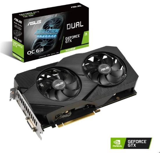 ASUS DUAL-GTX1660S-O6G-EVO 6GB GDDR6 HDMI DVI DP 192Bit resmi