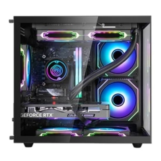 SEGOTEP Brave W1 Siyah 750W 80+ Bronze PCIE 5.0 Midi Tower Kasa resmi