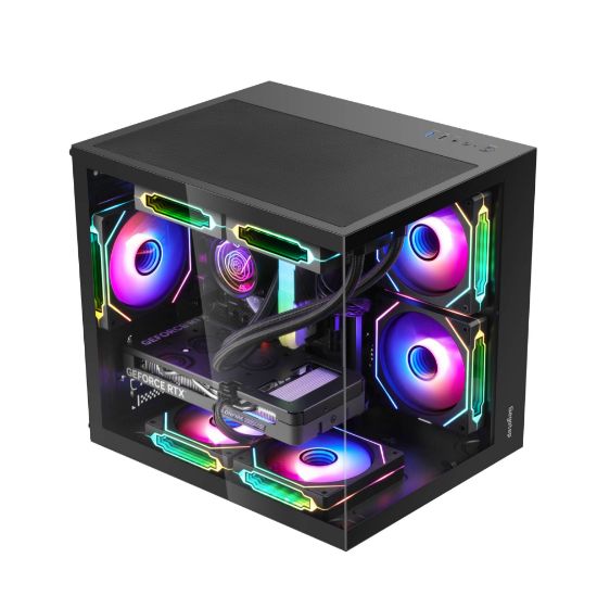 SEGOTEP Brave W1 Siyah 750W 80+ Bronze PCIE 5.0 Midi Tower Kasa resmi