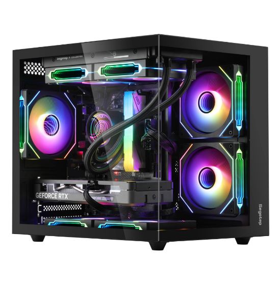 SEGOTEP Brave W1 Siyah 750W 80+ Bronze PCIE 5.0 Midi Tower Kasa resmi