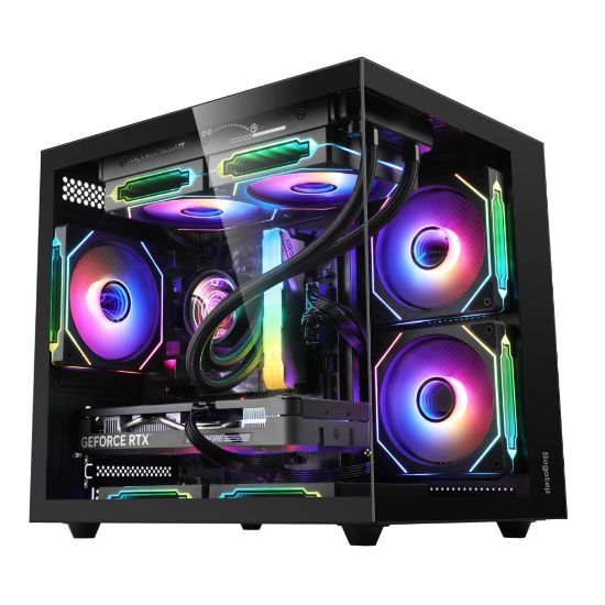 SEGOTEP Brave W1 Siyah 750W 80+ Bronze PCIE 5.0 Midi Tower Kasa resmi