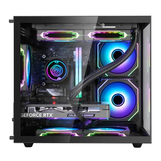 SEGOTEP Brave W1 Siyah 750W 80+ Bronze PCIE 5.0 Midi Tower Kasa resmi