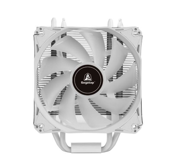 SEGOTEP Frozen Tower T4 120mm Beyaz Hava Soğutucu resmi