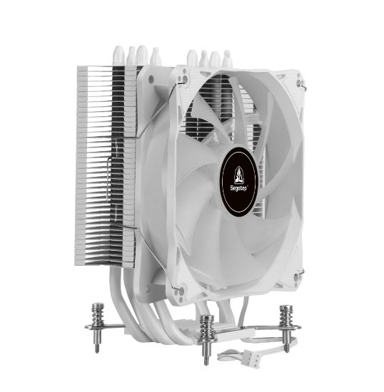 SEGOTEP Frozen Tower T4 120mm Beyaz Hava Soğutucu resmi