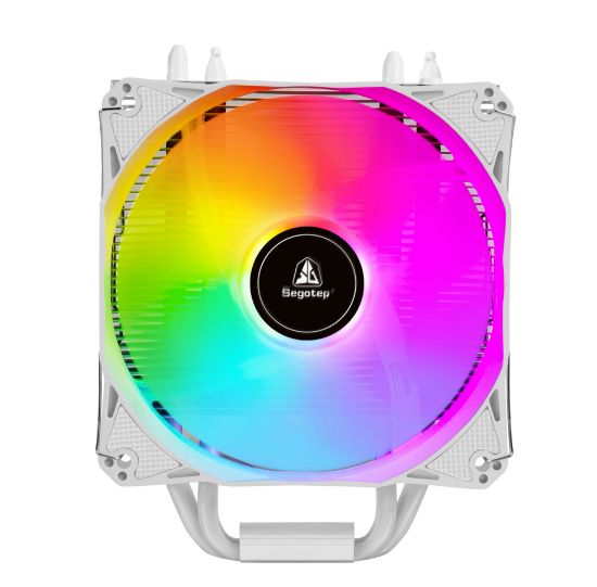 SEGOTEP Frozen Tower T4 120mm Beyaz Hava Soğutucu resmi