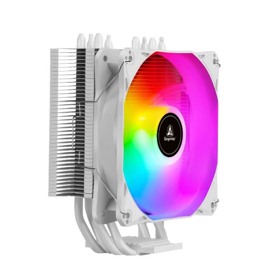 SEGOTEP Frozen Tower T4 120mm Beyaz Hava Soğutucu resmi