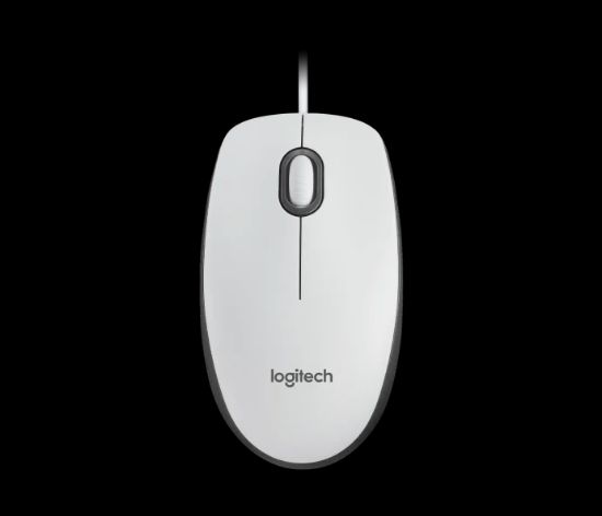 LOGITECH M100 KABLOLU BEYAZ MOUSE - 910-006764 resmi