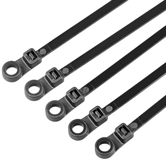 POWERMASTER PM-26328 DELİKLİ SİYAH KABLO BAĞI 3.6X200MM (100LÜ PAKET) resmi
