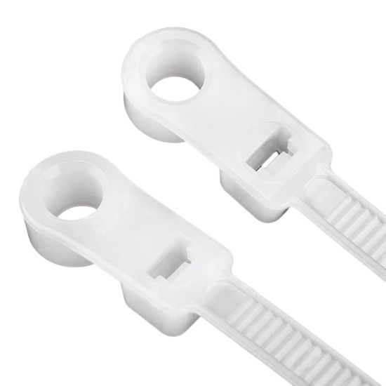 POWERMASTER PM-26331 DELİKLİ BEYAZ KABLO BAĞI 3.6X200MM  (100LÜ PAKET) resmi