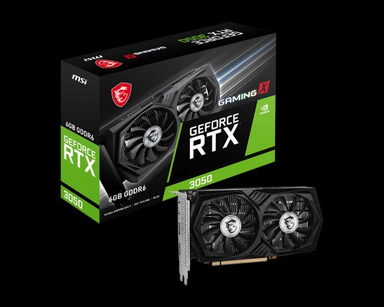 MSI GEFORCE RTX 3050 GAMING X 6G 6GB GD6 96B resmi