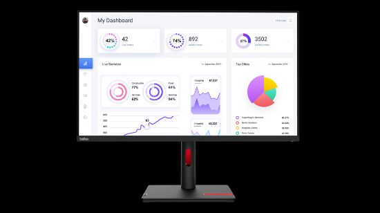 27 LENOVO T32p-30 63D2GAT1TK FHD 4MS 60HZ HDMI+DP+USB-C 3.2 VESA PİVOT resmi