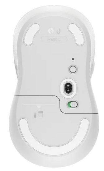 LOGİTECH M650 L SİGNATURE KABLOSUZ TAM BOYUTLU MOUSE BEYAZ 910-006238 resmi